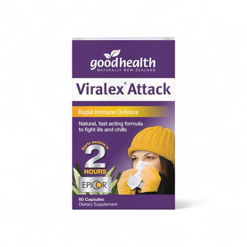 Good Health Viralex Attack 60 Capsules | Fast-Acting Immune Defence