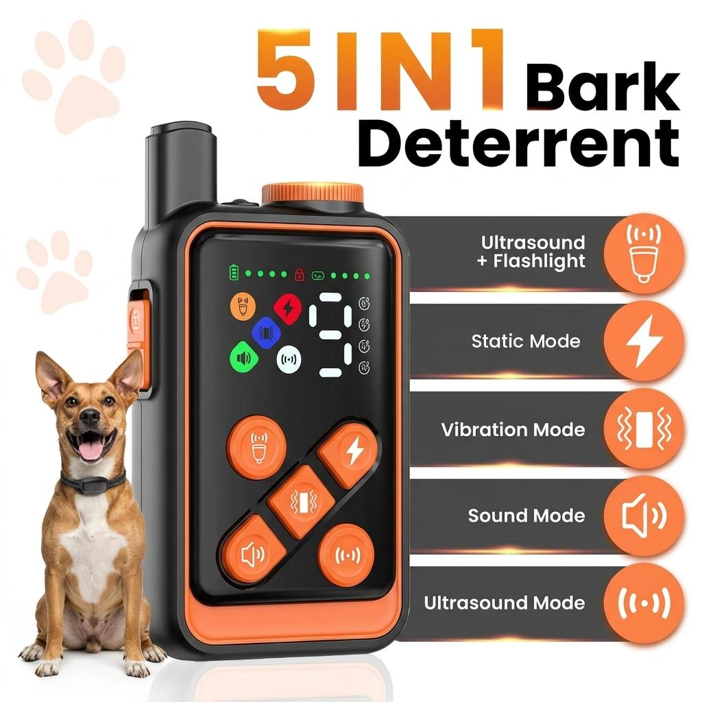 Remote Dog Training Collar – Sound, Vibration & Static | 300m Range