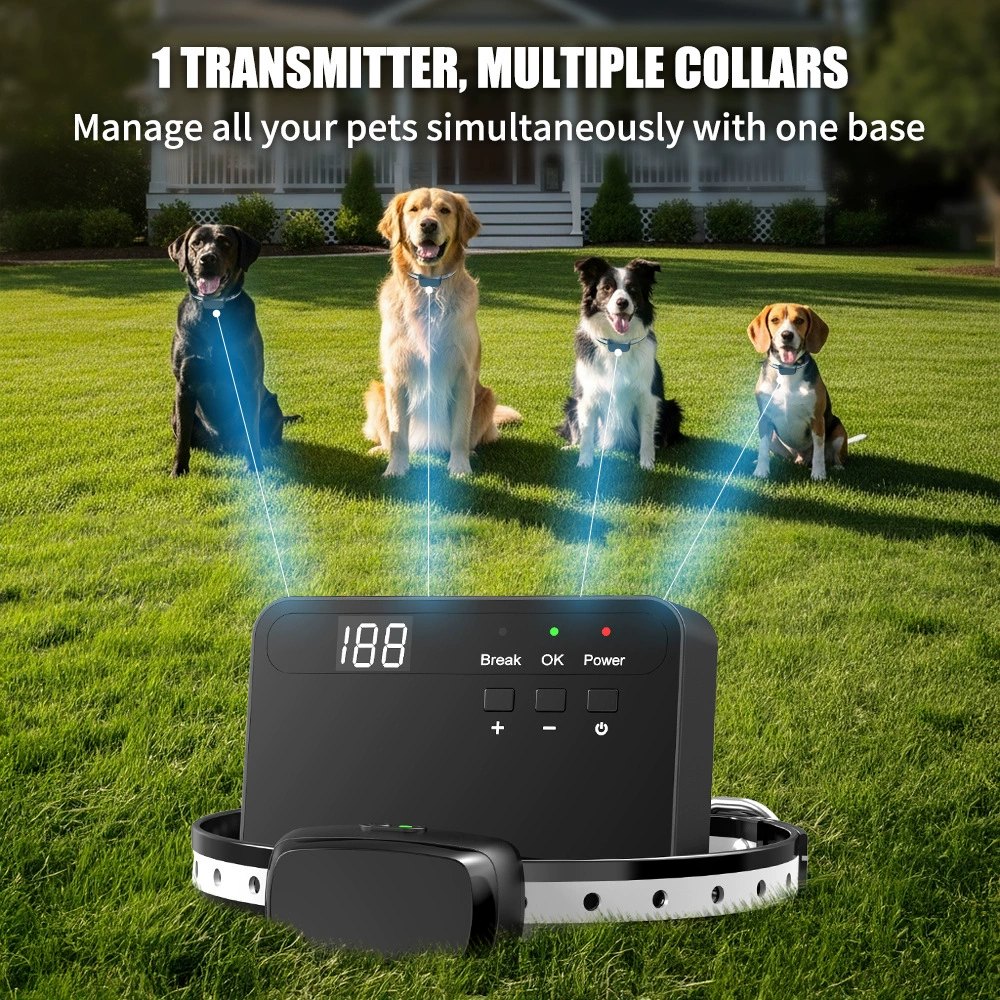 In-Ground Dog Fence System TZ-863 – 200m Wire & Adjustable Boundary