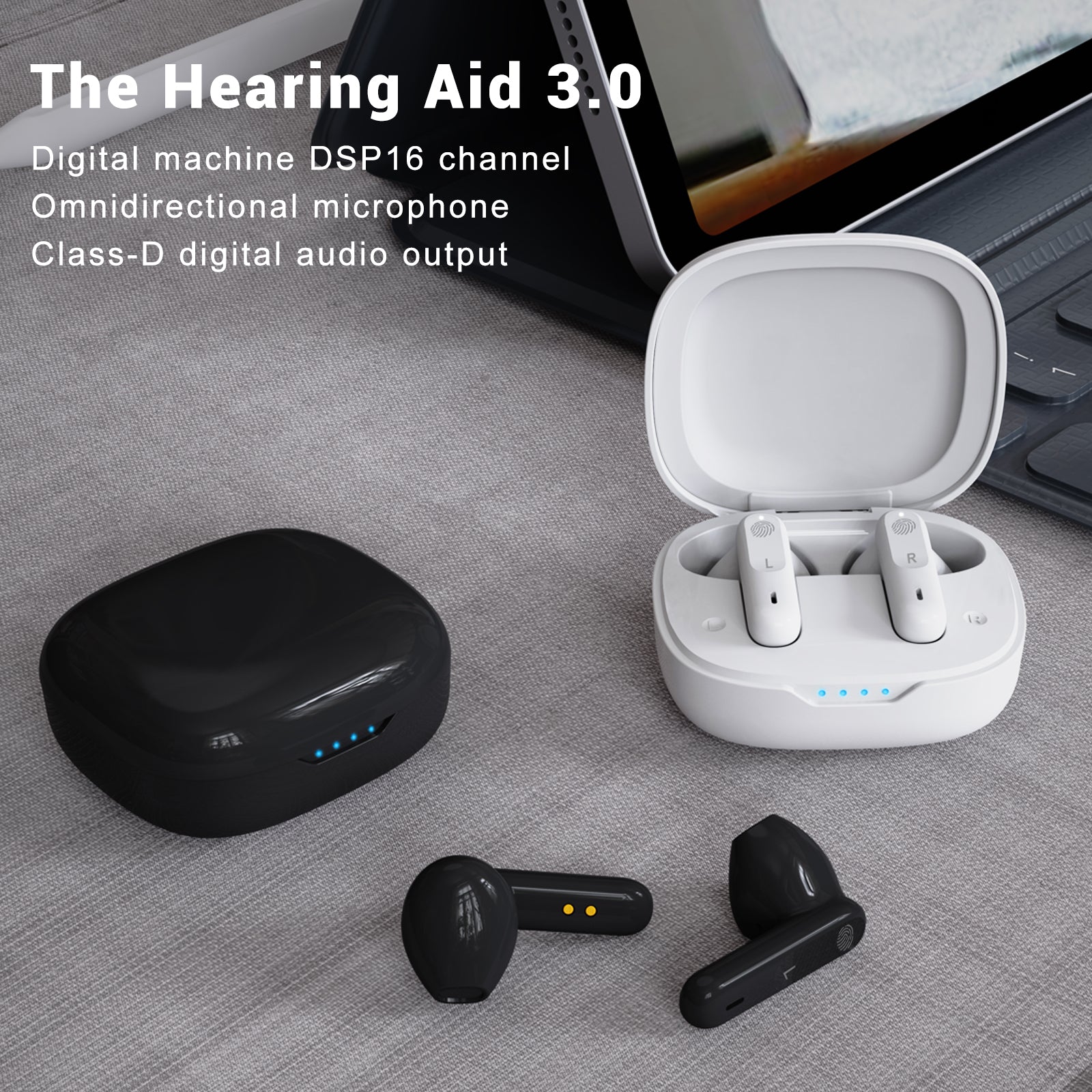 Rechargeable Hearing Amplifiers for Mild to Moderate Hearing Loss