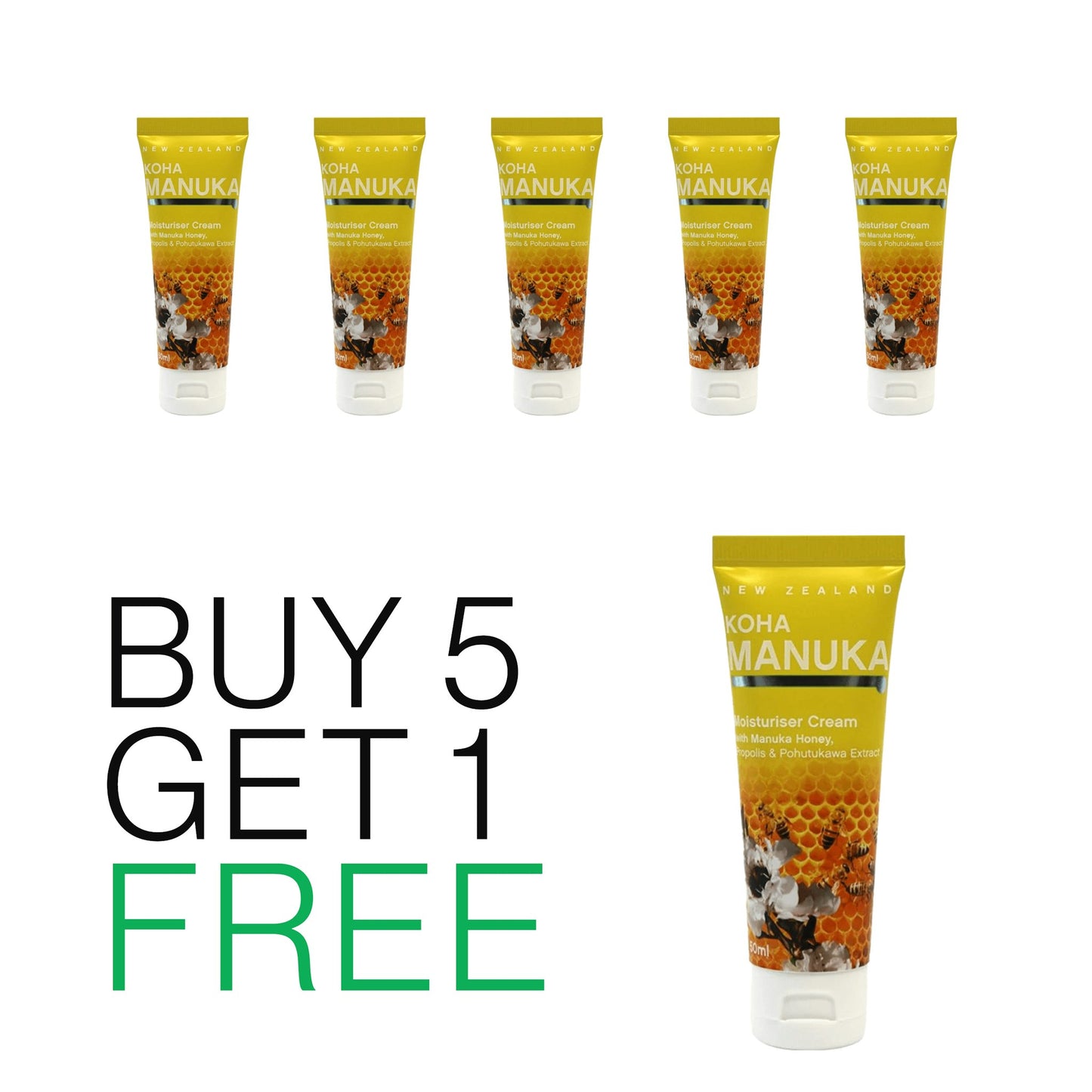 Koha Manuka Moisturiser Cream 50ml