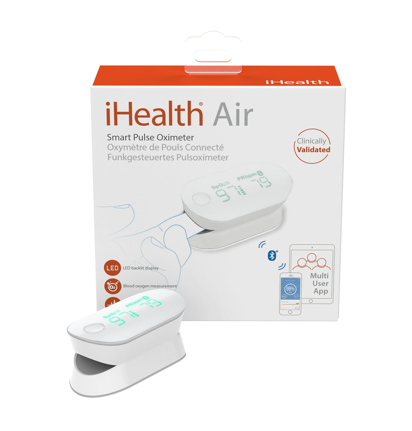 AIR Wireless Pulse Oximeter