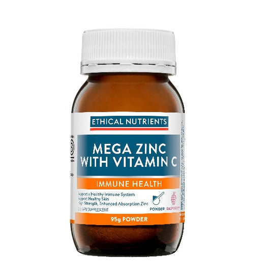 Mega Zinc with Vitamin C - Raspberry