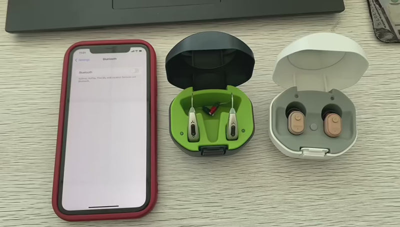 Bluetooth Noise Cancelling Hearing Aid with App Control (38dB Amplifier)
