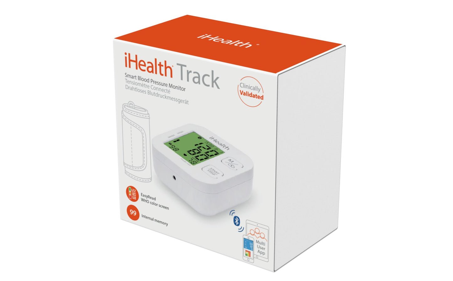 TRACK Connected Blood pressure monitor