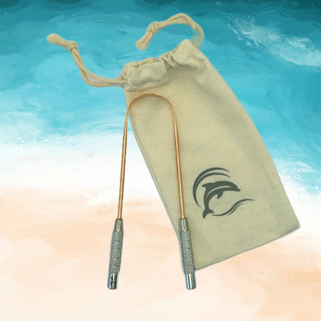 embi OOC CU29 Pure Copper Tongue Scraper - Premium Quality