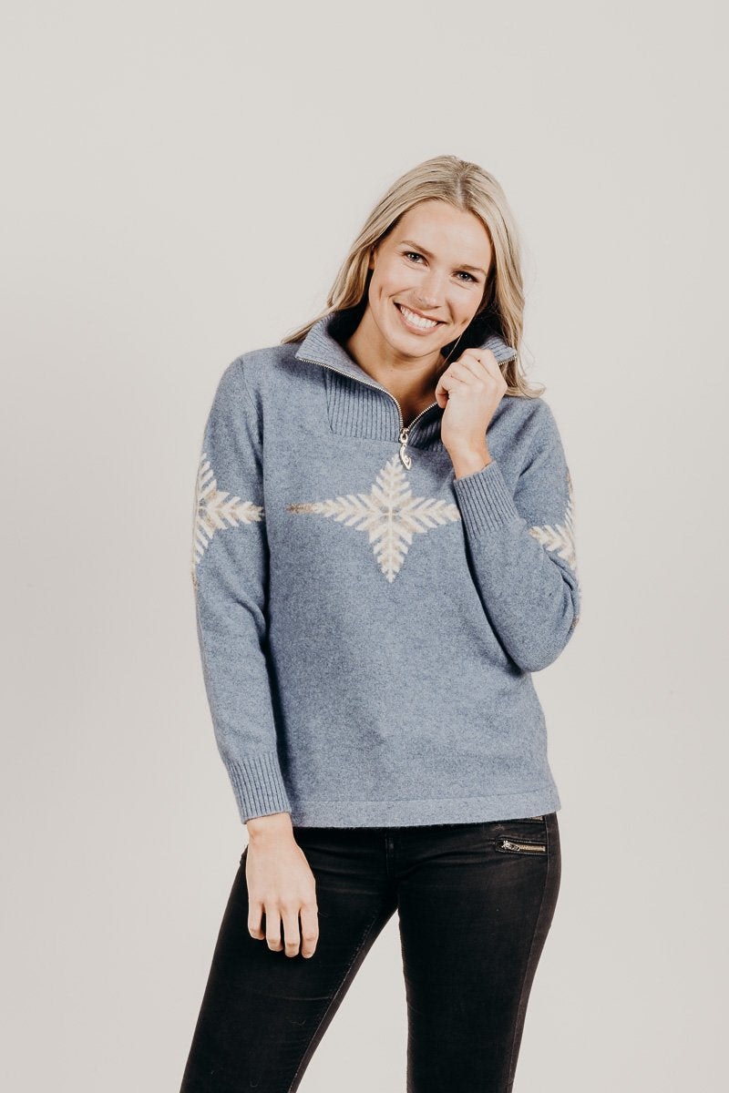 Merinosilk Silver Fern Sweater Ladies