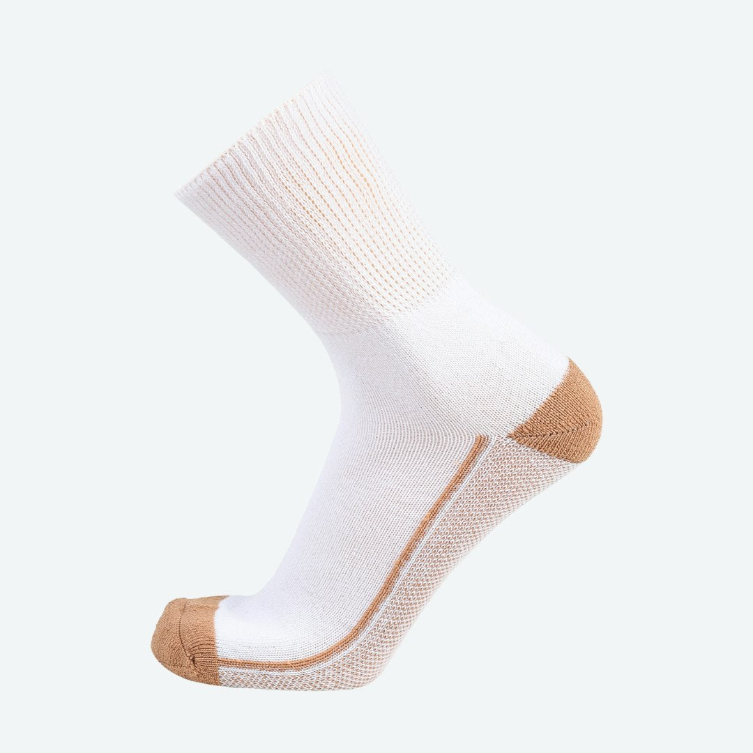Glucology Diacare Copper Based  Classic Socks | 2 Pairs Grey